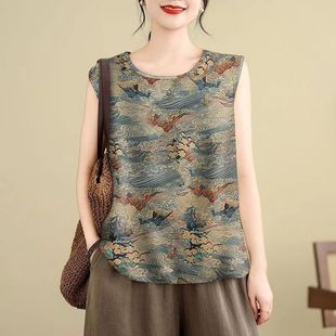 100%不起球时尚吊带背心女2025夏季外穿内搭洋气显瘦大码打底衫潮