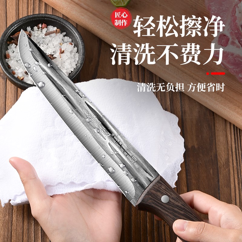 剔骨杀猪刀屠宰牛羊剥皮刀不锈钢蒙古刀屠夫分割猪肉砍骨头刀