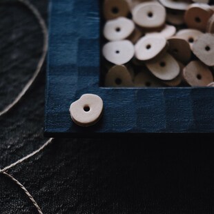 几時丨手工礼品包装材料皮扣伴手礼节日创意礼品配件礼物DIY句号