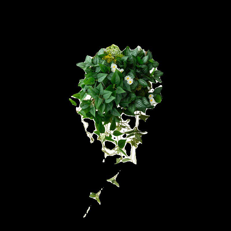 仿真绿萝壁挂假花藤条绿色植物叶子藤蔓绿植室内墙面Y装饰挂件吊