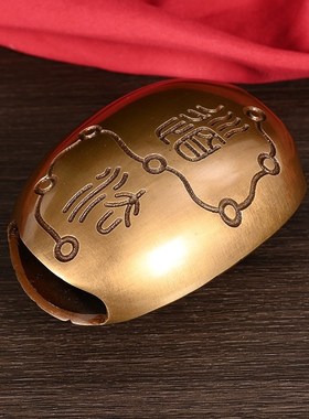 六摇卦铜b乌龟壳创意铜钱用具龟甲六十四卦工具中式工艺礼品摆饰