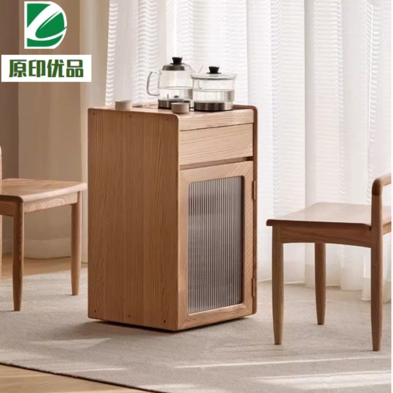 实木可移b动茶水柜茶桌一体式泡茶桌客厅沙发边几小户型家用小茶