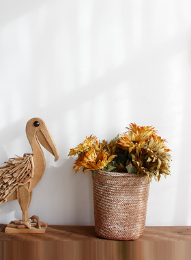 纯手工实木大嘴鸟摆件p客厅电视柜摆设装饰桌面家居装饰工艺品创