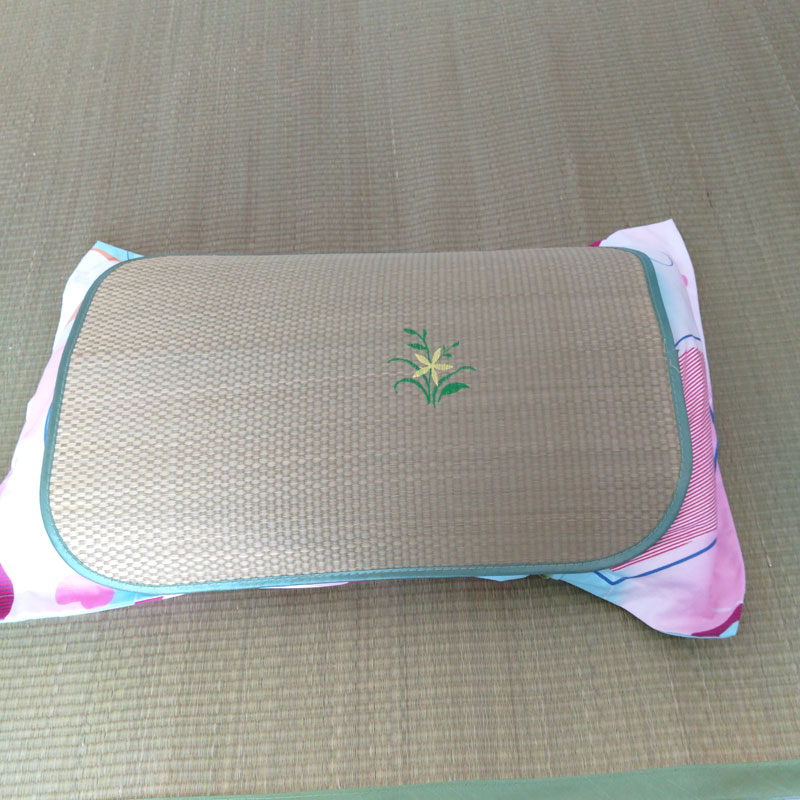 草席夏季枕席学生宿舍婴儿童枕片老款传统凉席枕头片草软席子枕巾