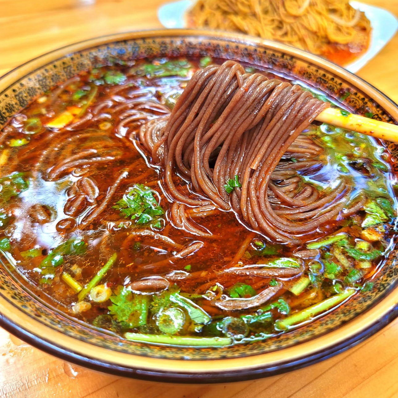 荞面饸饹面免煮速食健身粗粮代餐