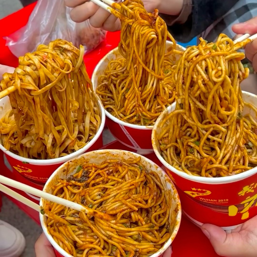 热干面正宗武汉速挂面加热即食