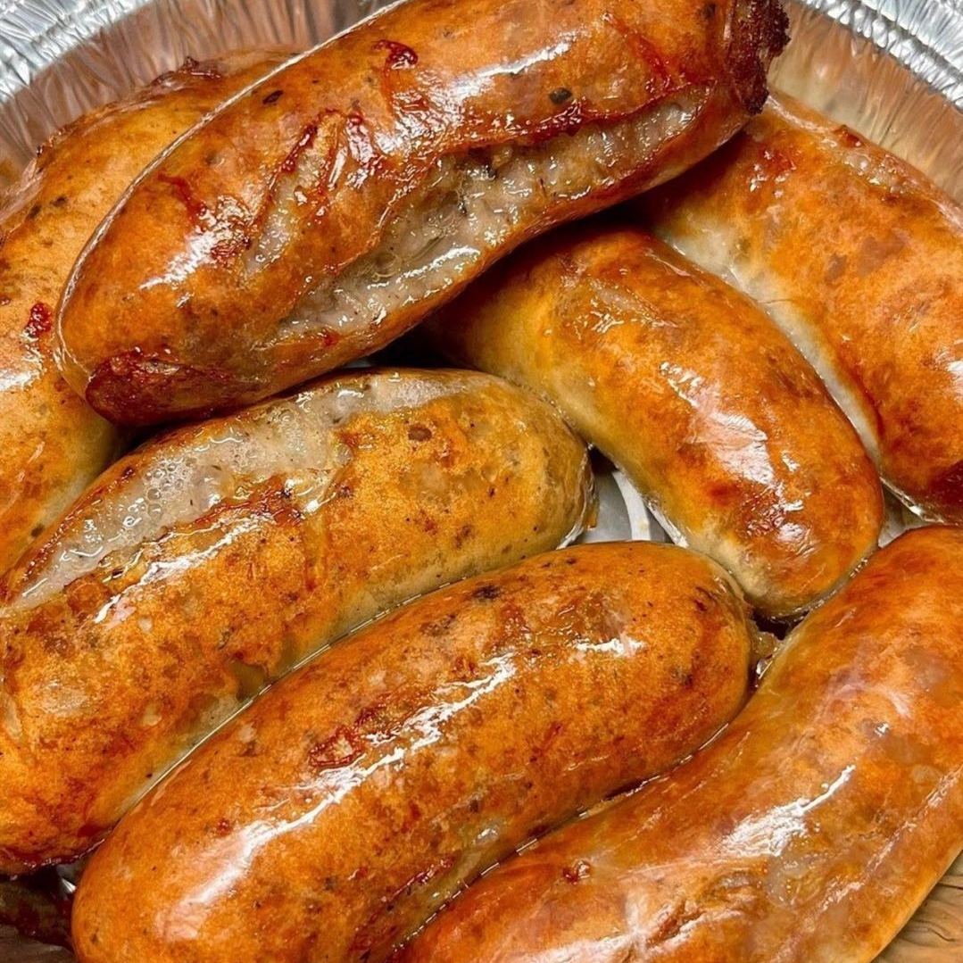 黑猪肉火山石烤肠速食半成品