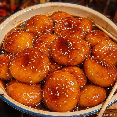 糖油粑粑Q弹年糕空炸加热即食