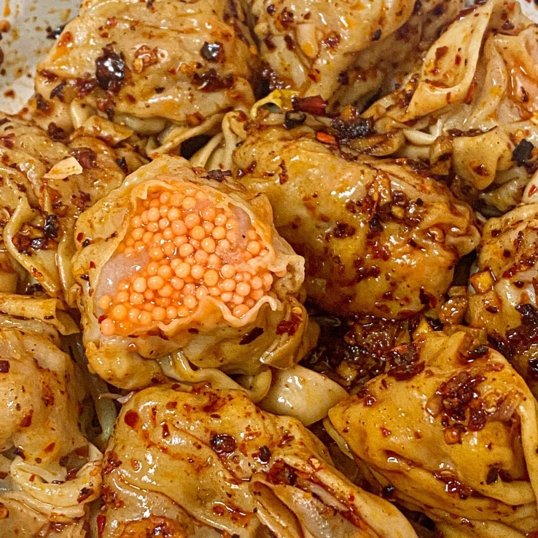 鲜虾蟹籽馄饨云吞手工抄手营养早餐速食半成品速冻