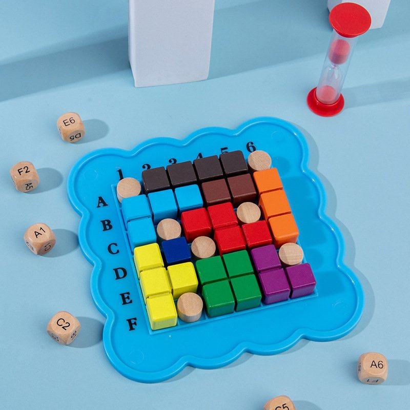 单双人对战积木亲互动子幼儿园宝宝桌面游戏儿童早教益智木制CE83,玩具/童车/益智/积木/模型,儿童桌面游戏类,淘宝优惠券,粉丝福利购,淘宝优惠卷