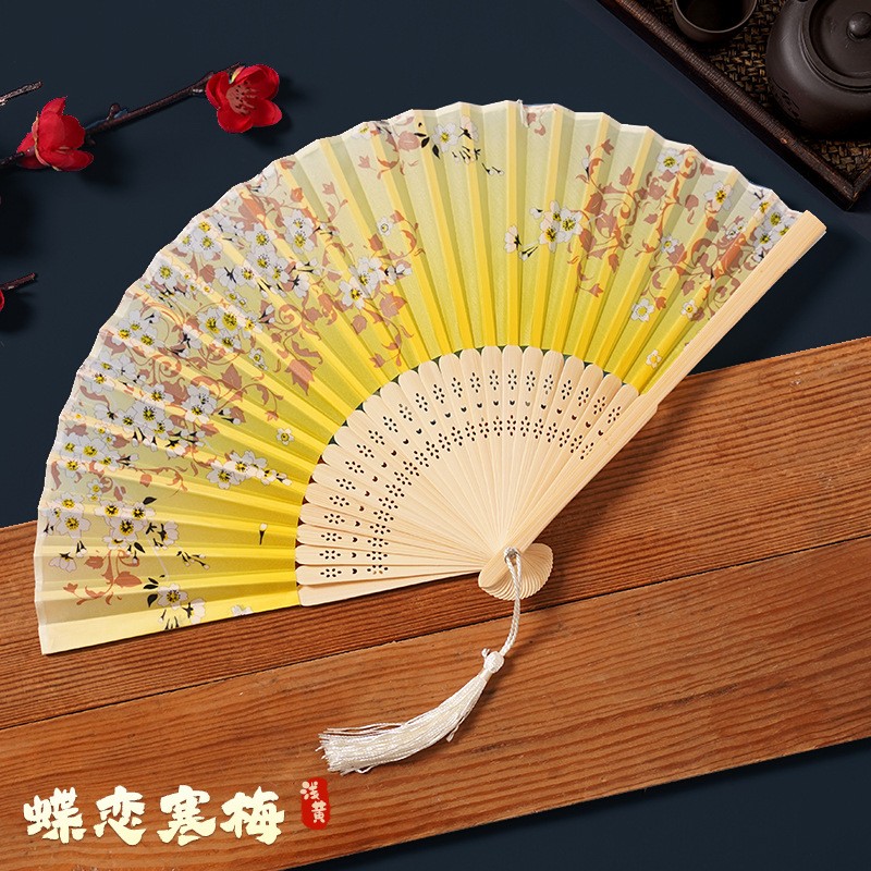 古风扇子折扇中国风汉服女旗袍舞蹈跳舞儿童学生夏日随身折叠C419