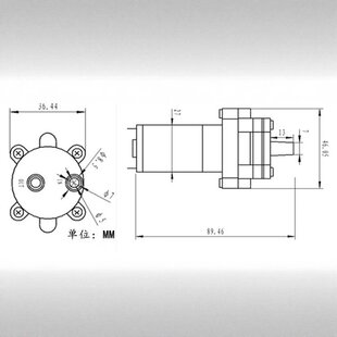 385水泵 自吸泵 R385水泵 PVC支架款 茶具配件 抽水机隔膜泵CE30