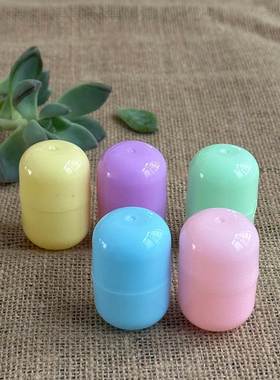 32x45mm小连体胶囊扭蛋壳塑料球儿童扭蛋机玩具扭扭透明蛋壳药丸