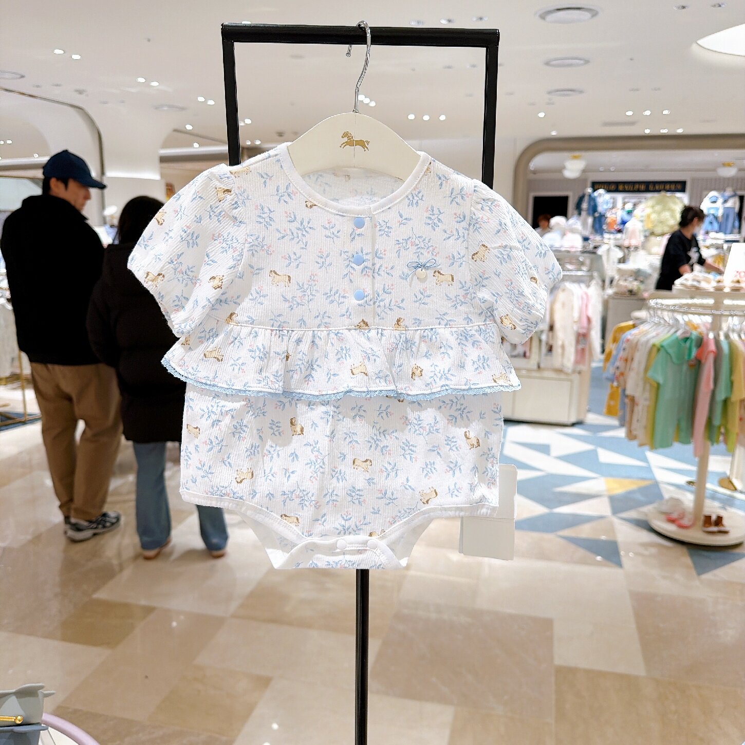 ETTOI小飞马韩国代购童装26夏季女宝可爱包屁连体衣婴儿哈衣舒适