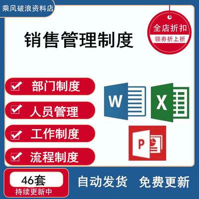 销售管理制度企业公司销售部岗位职责人员管理工作流程考勤提成电