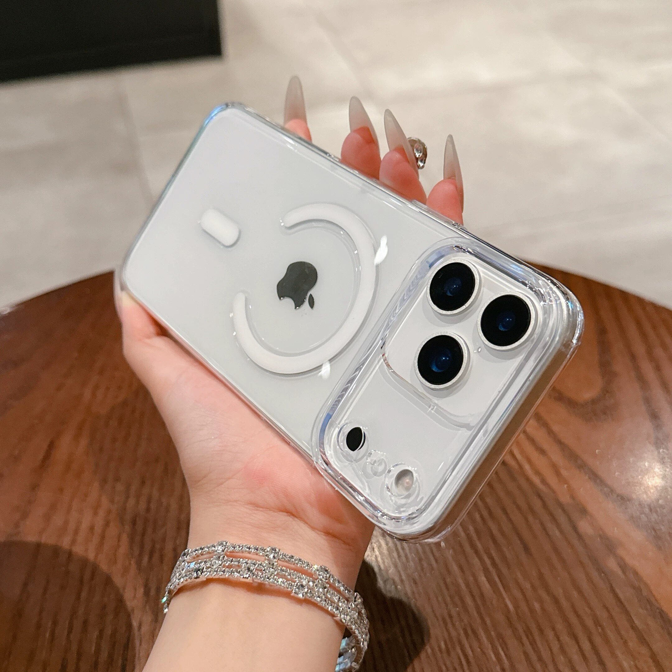 适用苹果17ProMax手机壳新款磁吸iphone16pro透明散热15pro保护套高级超薄防摔Magsafe磁吸17女男款硬壳简约