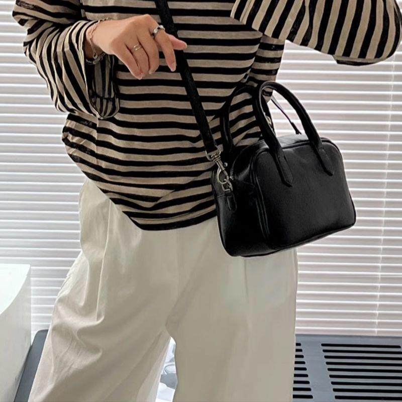 2025新款宽宽包植鞣牛皮真皮女包手提大容量女士保龄球单肩斜挎包,箱包皮具/热销女包/男包,通用款女包,淘宝优惠券,粉丝福利购,淘宝优惠卷