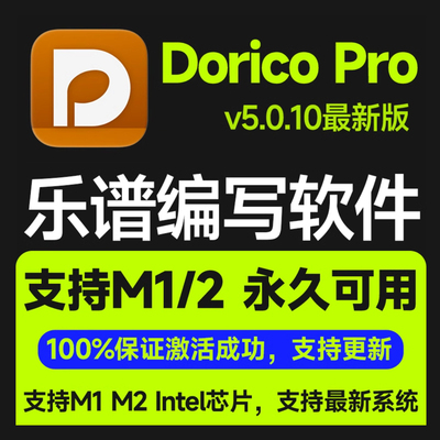 Dorico Pro 5 音乐乐谱打谱工具 编写制作软件 Win+Mac