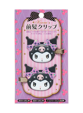 三丽鸥樱花水钻库洛米melody发夹hellokitty发卡无痕夹周边夹子