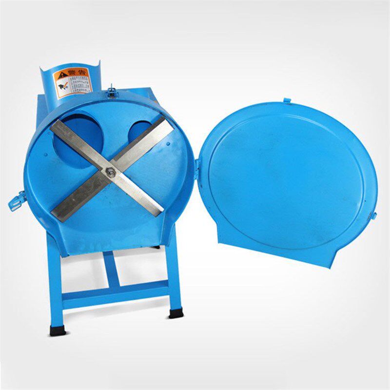 新款农用饲料粉碎机小型家用切饲料机牛羊饲料粉碎机养殖厂侧草切