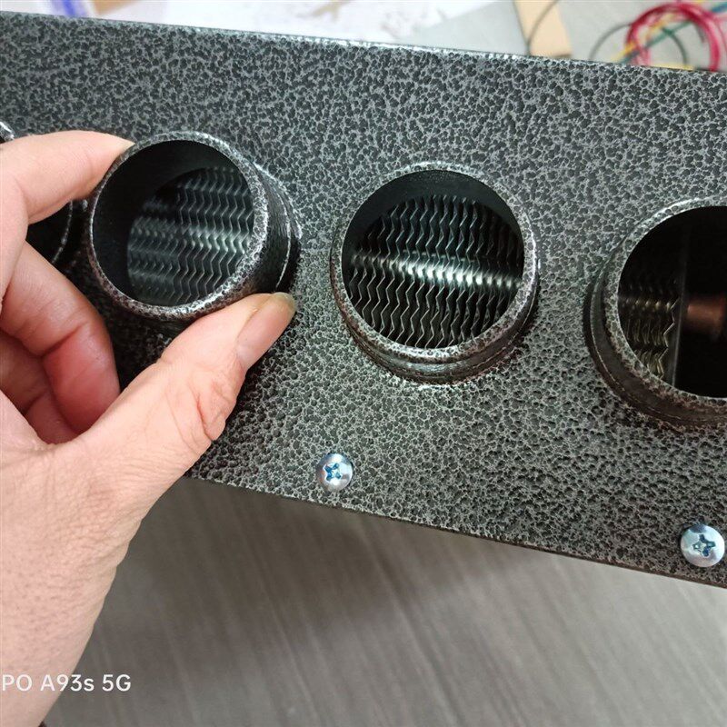 四孔六孔暖风机12v水暖车载取暖器24v大货车挖机面包车用暖气制热