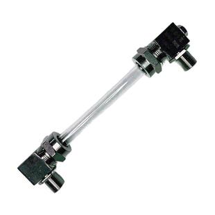 不锈钢高温石英玻璃管蒸汽锅炉液位计水箱直角简易型油位计水位