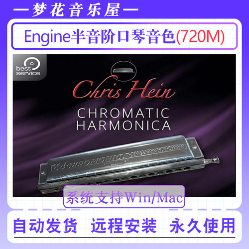 半音阶口琴音色Chris Hein Chromatic Harmonica Lite Engine音源