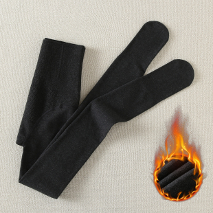 秋裤 拉夏贝尔打底裤 袜保暖棉裤 加绒加厚踩脚薄绒裤 女秋冬外穿新款