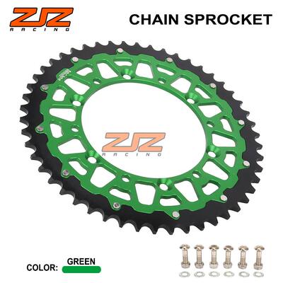 适用KX/KXF/KDX/KLX/125/200/250/450/300/500改装CNC铝合金链轮