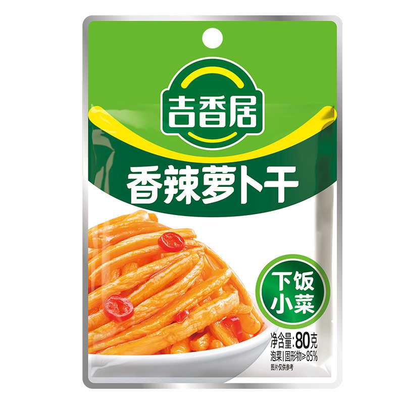 吉香居萝卜干80g四川麻辣香辣