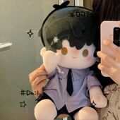 棉花娃娃40cm娃衣坐姿可爱校服一番赏换装 40厘米平价套装 玩偶公仔