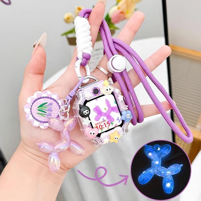 适用小天才电话手表表带Z10/Z9/Z8挂脖绳Z7S/Z6pro/N3U3D2A保护套