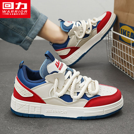 回力男鞋冬季2025新款休闲鞋百搭情侣45大码运动潮牌面包板鞋潮鞋