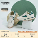 情侣款 TRETORN男女秋冬男女帆布鞋 免系带一脚蹬小白鞋 特价