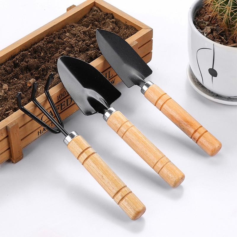 种花工具三件套家用种菜养花园艺松土花铲盆栽花艺种植工具小铲子