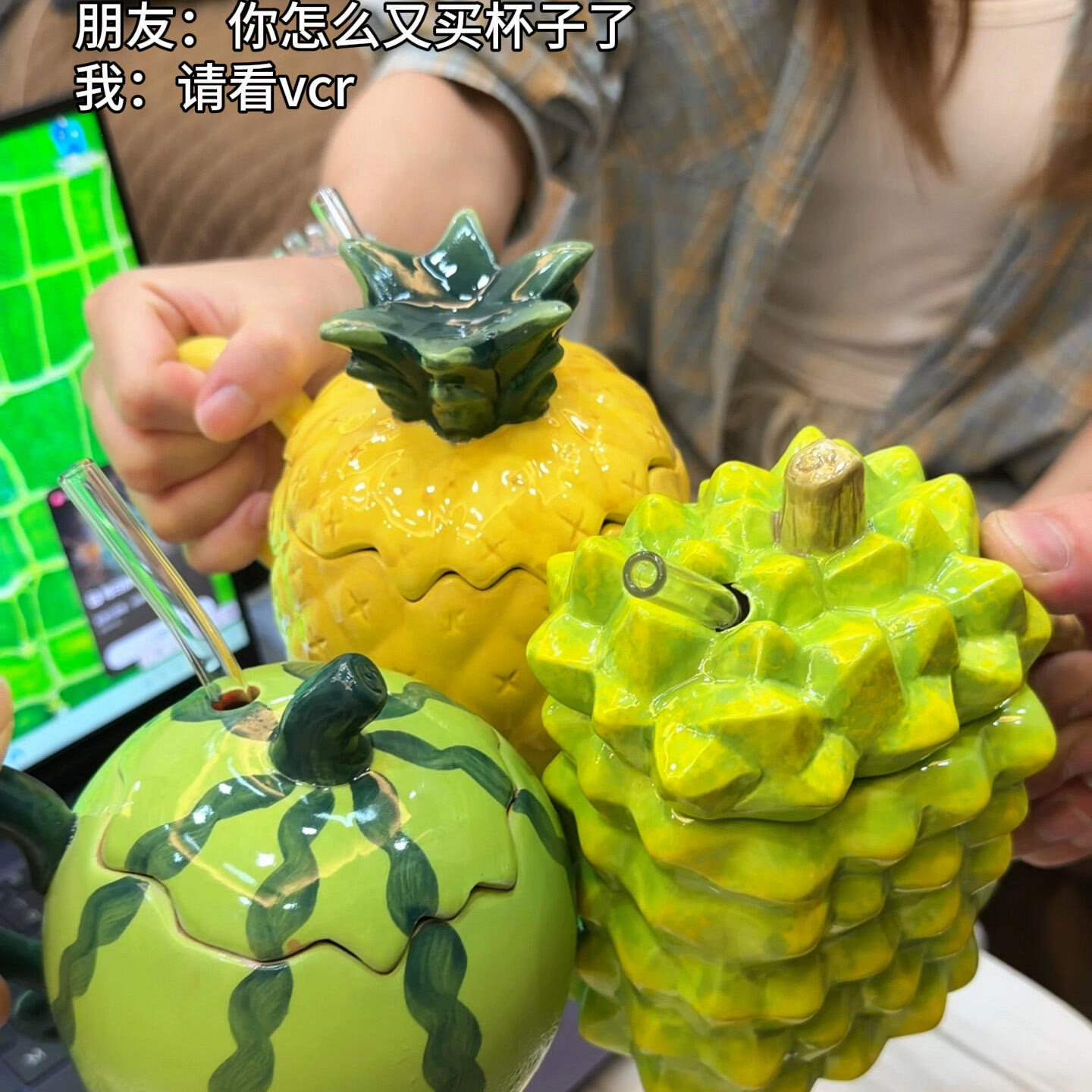【手绘西瓜马克杯】高颜礼物学生