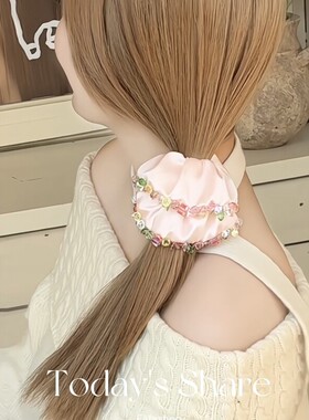 发饰拍照道具水钻花边发圈春游森
