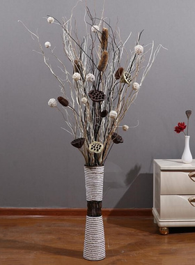 Floor simulation of artificial flower stem flower arrangem