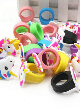 10pcs Rainbow Unicorn Party Decoration Unicornio Rubber