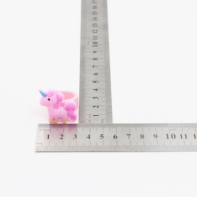 极速10pcs fRainbow Unicorn Party Decoration Unicornio Rubber