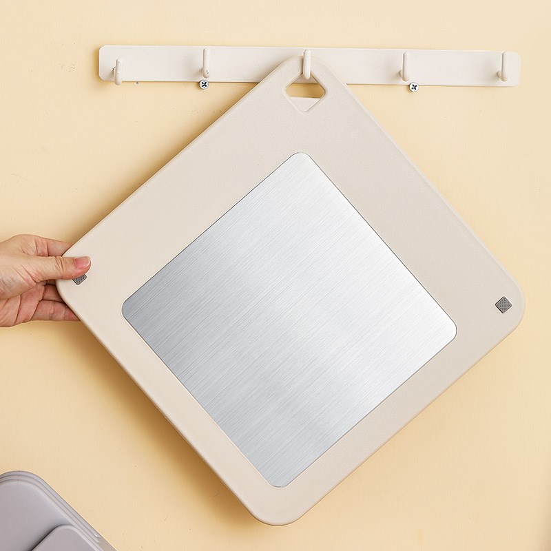 双面切菜板家用厨房水果辅食案板防霉不锈钢菜板站立分类砧板套装