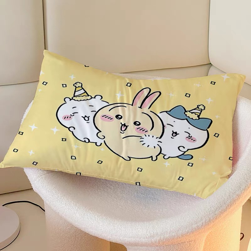 可爱飞鼠小八印花枕套吉伊卡哇乌萨奇枕头套儿童学生宿舍48*74cm