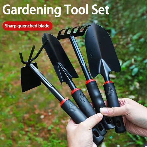 4PCS Small Gardening Shovel Set Vegetable Gardening Tools Mi