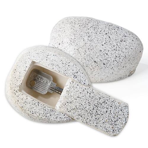 Disguised Rock Key Storage for Outdoor Spaces - Spacious Imi