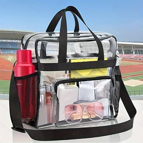 Portable PVC Travel Bag with Large Capacity and Transparent