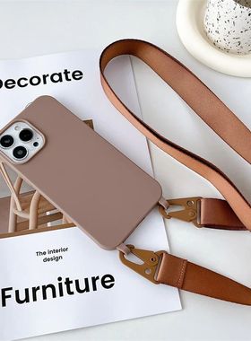 Luxury Crossbody Lanyard Strap Phone Case For iPhone 15 14 1