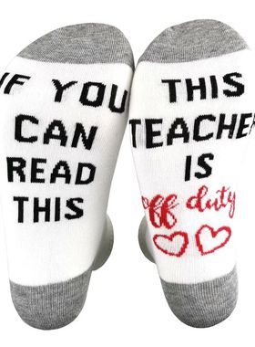 Funny Nurse Teacher Christmas Appreciation Gifts Crew Socks