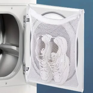 Reusable Strap White and Zipper with Bag Wash Shoe Piece