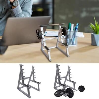 Funny With Barbells And Weights Barbell Rack Pen Holder Gym