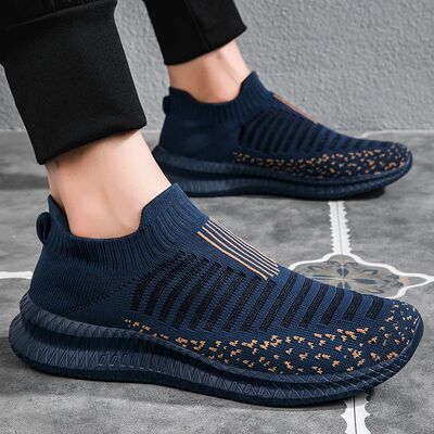 Men Running Walking sock Shoes Fashion Casual Sneakers Breat
